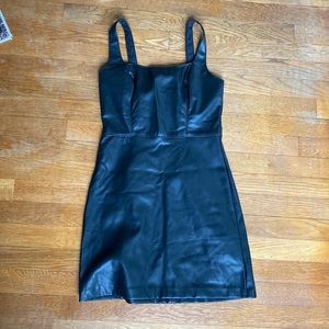 Abercrombie 90s leather dress size xs